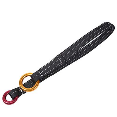 Alomejor Safety Lanyard 120CM Outdoor Climbing Tree Belt with Hanging Rings Tree Climbing Safety Equipment