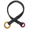 Alomejor Safety Lanyard 120CM Outdoor Climbing Tree Belt with Hanging Rings Tree Climbing Safety Equipment view 2