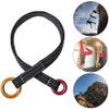 Alomejor Safety Lanyard 120CM Outdoor Climbing Tree Belt with Hanging Rings Tree Climbing Safety Equipment view 4
