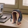 Jacksking Headset Hanger, U Shape Wood Headphones Stand Holder Hanger Wooden Headset Desk Display Shelf Rack, Headphones Stand view 3