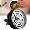 Yosoo Water Plug Waste Disposer Multi-Function Dispenser Garbage Filter Sink Strainer, Black, ABS, Stainless Steel, Finish view 1