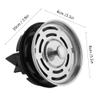 Yosoo Water Plug Waste Disposer Multi-Function Dispenser Garbage Filter Sink Strainer, Black, ABS, Stainless Steel, Finish view 3