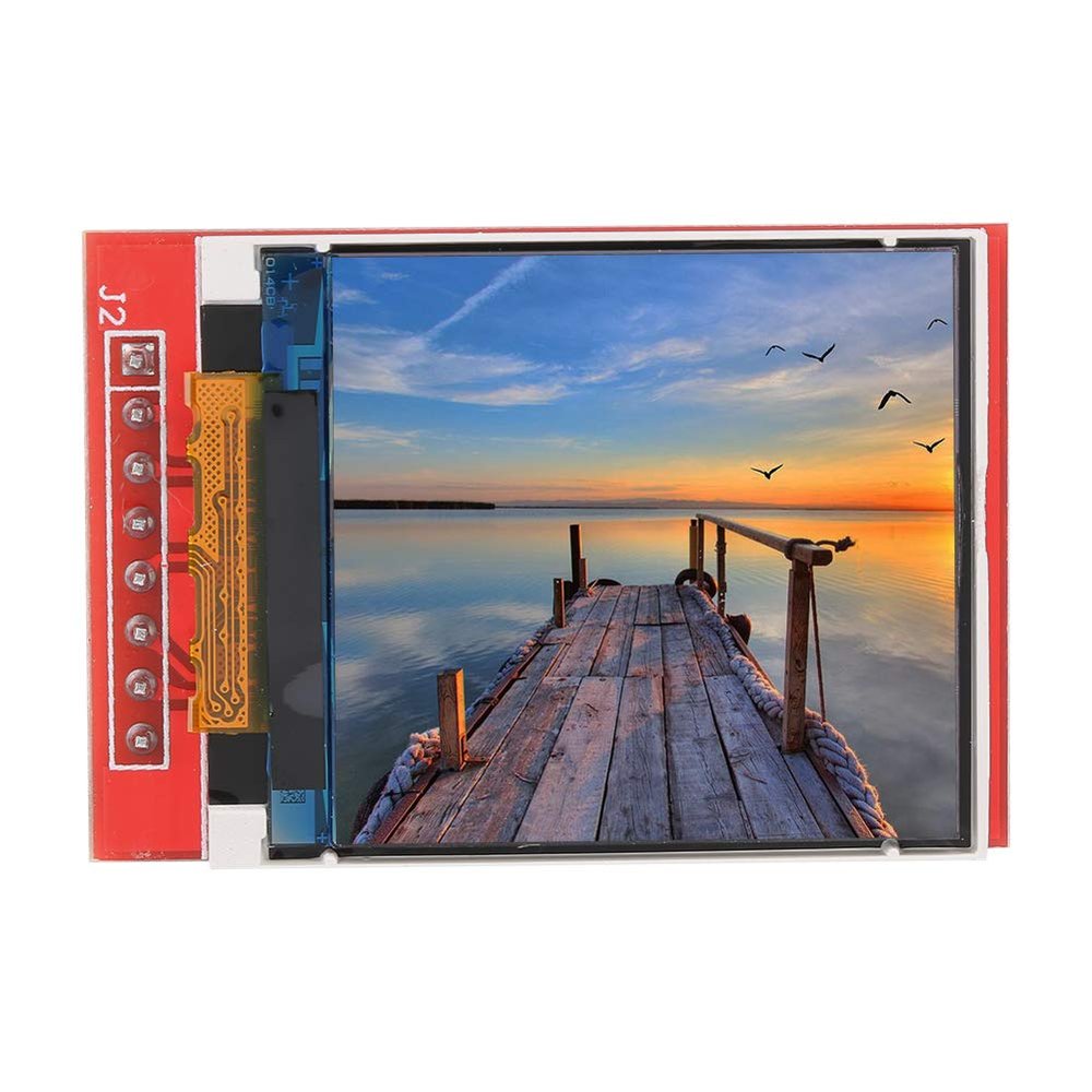 LCD TFT Display Module, 1.44" LCD Red Serial 128X128 Color TFT LCD Display Module for 5110/3310 USB Relay Board LCD TFT Display Module