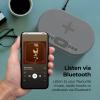 i box Dawn FM Radio, Bluetooth Wireless Speaker, Fast Charging, Clock Radio, LED Display, USB Charger, Dimmable Night Light, Alarm Clock Feature, Wireless Charger, Digital Clock, Dual Alarm (Grey) view 2