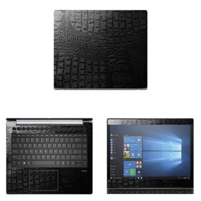Decalrus - Protective Decal for HP ProBook 440 G5 (14" Screen) Laptop Crocodile Skin Pattern Texture Skin case Cover wrap CROhpProbk440_G5Black