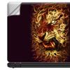 13 inch Universal Laptop Notebook Skin Vinyl Sticker Cover Decal Fits 13 Inch Major Brand laptops - Tiger on Fire view 3