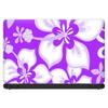 13 inch Universal Laptop Notebook Skin Vinyl Sticker Cover Decal Fits 13 Inch HP Lenovo Apple Mac Dell Compaq Acer - Hibiscus Hawaiian Flowers Purple view 2