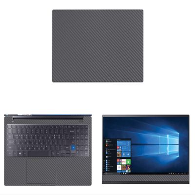 Decalrus - Protective Decal for Samsung Notebook 7 Force NP760XBE (15.6" Screen) Laptop Grey Carbon Fiber Skin case Cover wrap CFsamsungNtbk7force_NP760xbeGrey