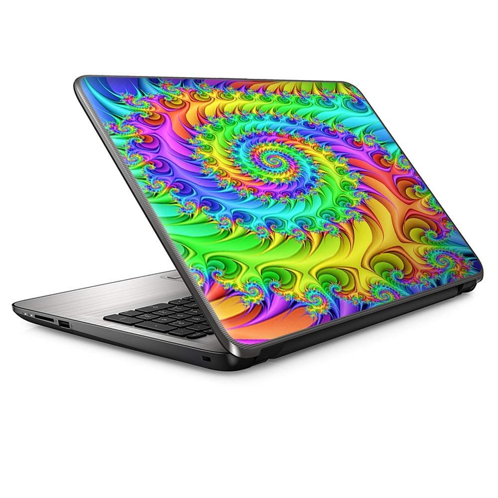 13 inch Universal Laptop Notebook Skin Vinyl Sticker Cover Decal Fits 13 Inch Major Brand - Trippy Color Swirl
