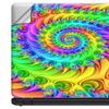 13 inch Universal Laptop Notebook Skin Vinyl Sticker Cover Decal Fits 13 Inch Major Brand - Trippy Color Swirl view 3