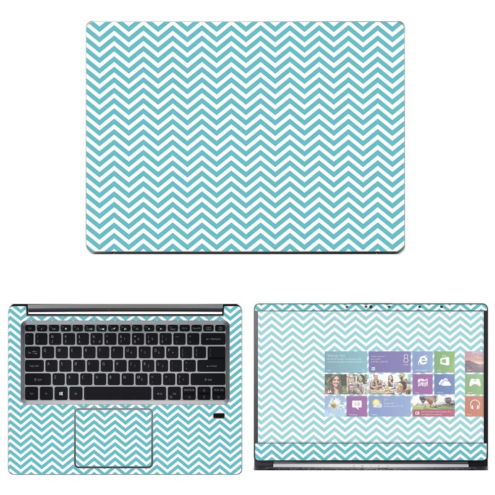 Decalrus - Protective Decal Chevron Skin Sticker for Acer Swift 1 SF114-32 (14" Screen) case Cover wrap ACswift1_SF114_32-48