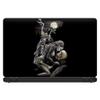 13 inch Universal Laptop Notebook Skin Vinyl Sticker Cover Decal Fits 13 Inch HP Lenovo Apple Mac Dell Compaq Acer - Biker Skeleton Full Moon Tattoo view 2