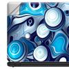 13 inch Universal Laptop Notebook Skin Vinyl Sticker Cover Decal Fits 13 Inch HP Lenovo Apple Mac Dell Compaq Acer - Mixed Blue Bubbles Glass view 3