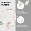 LilGadgets Connect+ Pro Wired Kids Headphones for School with Microphone, Volume Limiting Over-Ear Headset with Cord, SharePort Technology & SoftTouch Padding, Unicorn view 3