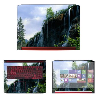 Decalrus - Protective Decal Waterfall Skin Sticker for Acer Nitro 5 AN517-51 (17.3" Screen) case Cover wrap ACnitro5_AN517-55