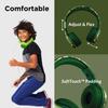 LilGadgets Connect+ Pro Wired Kids Headphones for School with Microphone, Volume Limiting Over-Ear Headset with Cord, SharePort Technology & SoftTouch Padding, Green Digital Camo view 2