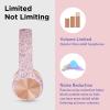 LilGadgets Connect+ Pro Wired Kids Headphones for School with Microphone, Volume Limiting Over-Ear Headset with Cord, SharePort Technology & SoftTouch Padding, Girl Power view 4