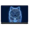 13 inch Universal Laptop Notebook Skin Vinyl Sticker Cover Decal Fits 13 Inch HP Lenovo Apple Mac Dell Compaq Acer - Glowing Celestial Wolf view 2
