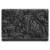 13 inch Universal Laptop Notebook Skin Vinyl Sticker Cover Decal Fits 13 Inch HP Lenovo Apple Mac Dell Compaq Acer - Black Flowers Floral Pattern view 2