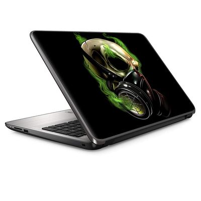 13 inch Universal Laptop Notebook Skin Vinyl Sticker Cover Decal Fits 13 Inch HP Lenovo Apple Mac Dell Compaq Acer - Gas mask Skeleton
