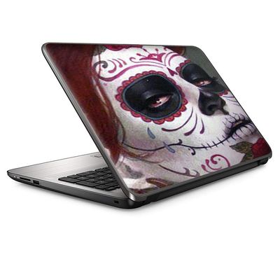 13 inch Universal Laptop Notebook Skin Vinyl Sticker Cover Decal Fits 13 Inch HP Lenovo Apple Mac Dell Compaq Acer - Sugar Skull Girl