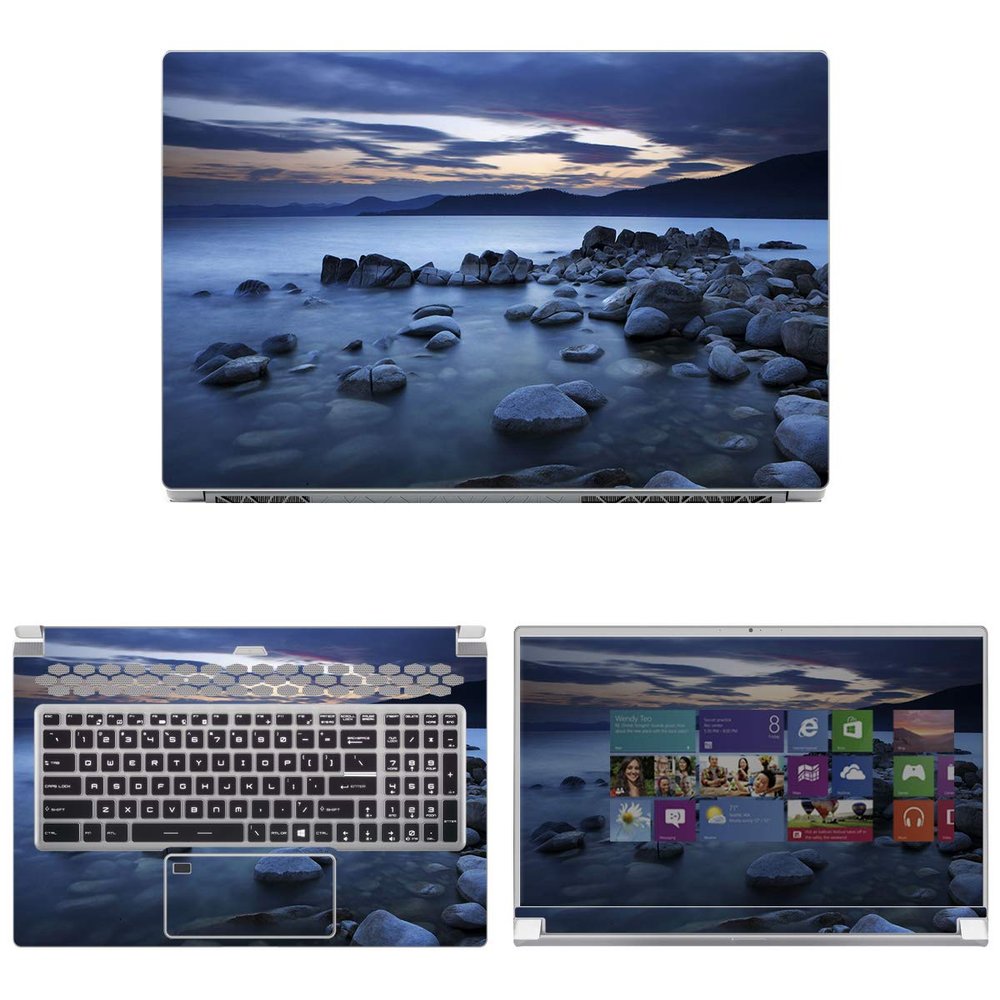 Decalrus - Protective Decal Skin Sticker for MSI P75 Creator (17.3" Screen) case Cover wrap MSI_P75_Creator-139