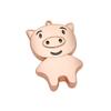 128GB Pig Model USB 2.0 Flash Drive Memory Stick Stitch Thumb Drive Data Storage PenDrive USB Drive Jump Drive (Gold) view 2