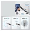 BEGWVDJTP Single Bracket, 13 to 32 Inch Gas Monitoring Arm, Adjustable Bracket - view 4