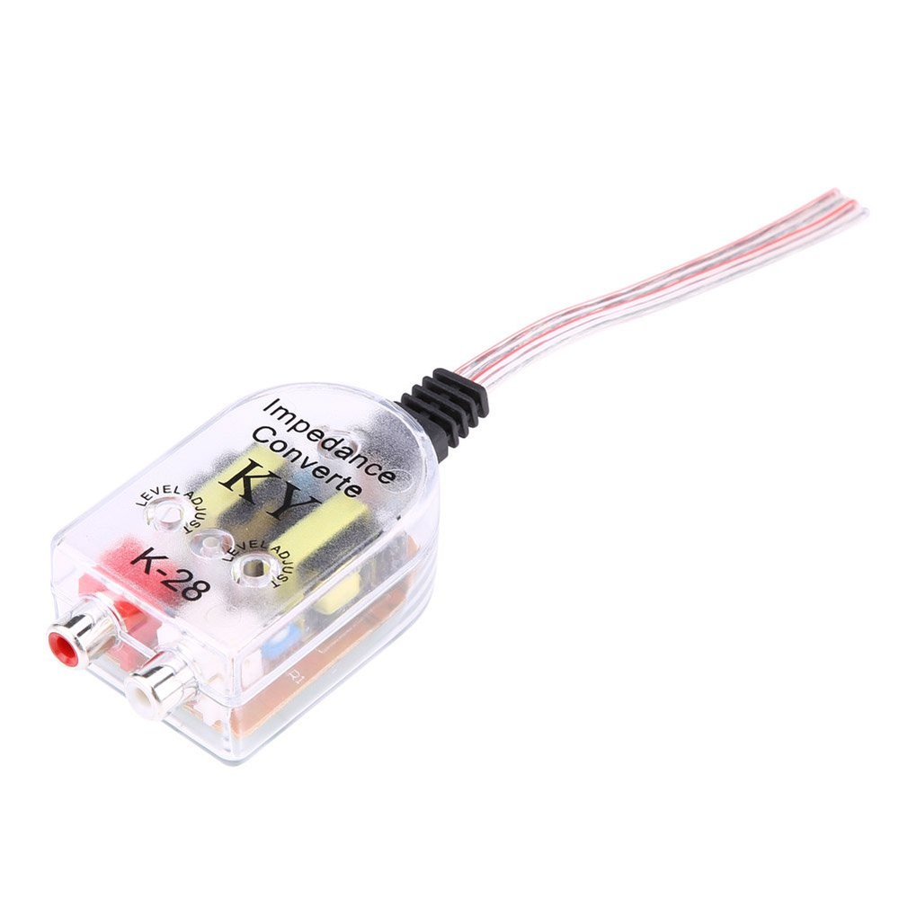 Aosiyp High to Low Audio Converter, Car Audio CD Amplifier, 2 Channels, Part Number: gdagre-618