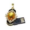 128GB Flower Necklace Model USB Drive USB Flash Drives Flash Drive Thumb Drive Flash Drives USB 2.0 Flash Drive U Disk USB Drive USB Stick Thumb Drive (Gold) view 4