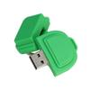 128GB School Bag Model USB 2.0 Flash Drive Memory Stick Stitch Thumb Drive Data Storage PenDrive USB Drive Jump Drive (Green) view 3