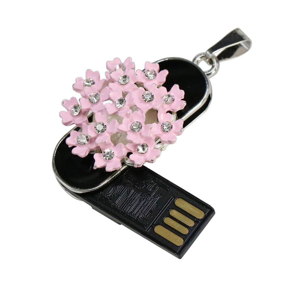 32GB Flower Necklace Model USB Drive USB Flash Drives Flash Drive Thumb Drive Flash Drives USB 2.0 Flash Drive U Disk USB Drive USB Stick Thumb Drive Flash Disk (Pink)