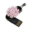 32GB Flower Necklace Model USB Drive USB Flash Drives Flash Drive Thumb Drive Flash Drives USB 2.0 Flash Drive U Disk USB Drive USB Stick Thumb Drive Flash Disk (Pink) view 1