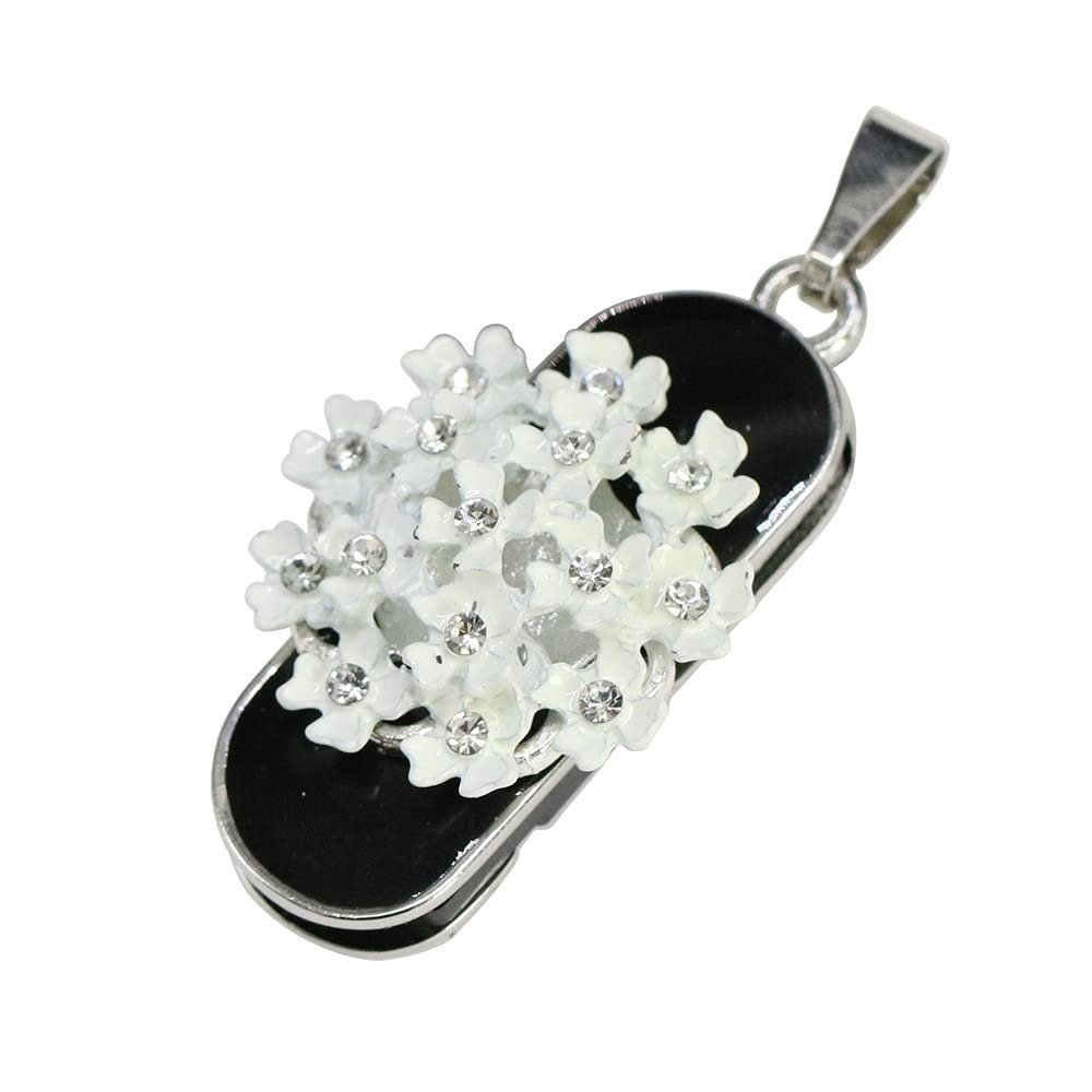 8GB Flower Necklace Model USB Drive USB Flash Drives Flash Drive Thumb Drive Flash Drives USB 2.0 Flash Drive U Disk USB Drive USB Stick Thumb Drive Flash Disk (White)
