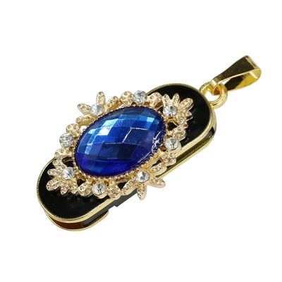 128GB Flower Necklace Model USB Drive USB Flash Drives Flash Drive Thumb Drive Flash Drives USB 2.0 Flash Drive U Disk USB Drive USB Stick Thumb Drive (Dark Blue)