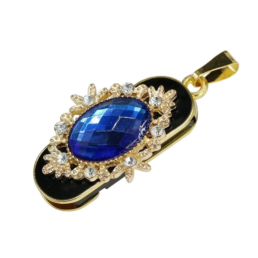 128GB Flower Necklace Model USB Drive USB Flash Drives Flash Drive Thumb Drive Flash Drives USB 2.0 Flash Drive U Disk USB Drive USB Stick Thumb Drive (Dark Blue)