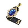 128GB Flower Necklace Model USB Drive USB Flash Drives Flash Drive Thumb Drive Flash Drives USB 2.0 Flash Drive U Disk USB Drive USB Stick Thumb Drive (Dark Blue) view 4
