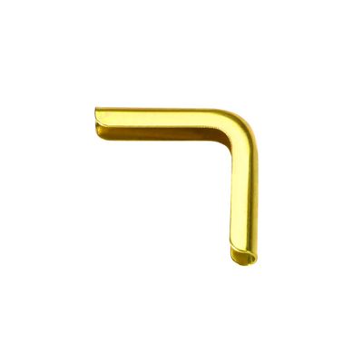 uxcell 30pcs Metal Book Corner Protectors Edge Cover Guard 21mm x 21mm x 5mm Gold Tone