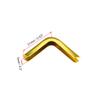 uxcell 30pcs Metal Book Corner Protectors Edge Cover Guard 21mm x 21mm x 5mm Gold Tone view 2