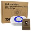 Dakota Alert Long Range Driveway Alarm Motion Detector - DCMA-4k Plus One Mile Wireless Range Alarm System - DCMT-4000 Transmitter & RE-4k Plus Receiver-Use Outdoors, Driveways, Entrances & Backyards view 1