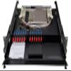 19" 1RU Rack Mount, Steel, 12 Fiber ST/UPC (Metal) Adapters, 3 Meter SM Pigtails, 1x12f Splice Tray view 1