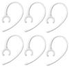 D & K Exclusives 6 Pack Replacement Ear Hooks for Bluetooth Headset Earhook Clips Hook Loop - 8MM Clamp, Clear view 1
