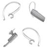 D & K Exclusives 6 Pack Replacement Ear Hooks for Bluetooth Headset Earhook Clips Hook Loop - 8MM Clamp, Clear view 3