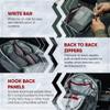 Vertx Overflow Pouches, Mesh Zipper Pouch for Tactical Gear, Backpack Accessories, Storage of Cables, Tool Kits, EDC Survival Bug Out Gear, Ash Grey, Medium view 3