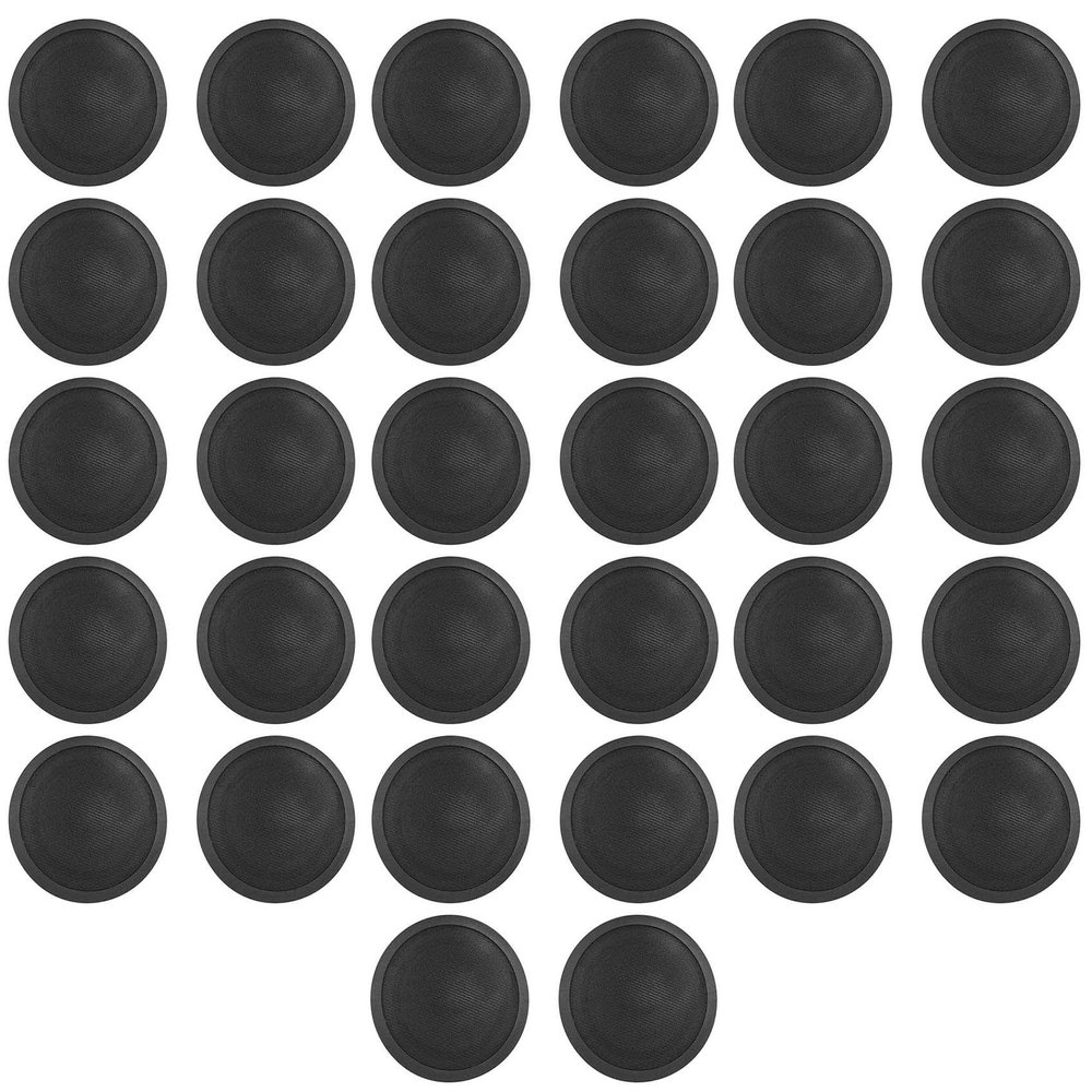 Rockville 32 CCL5T Black 70V 5" Commercial Ceiling Speakers 4 Restaurant/Office