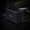 SABRENT 5-Bay USB 3.2 Gen 2 SATA Docking Station for 3.5 HDD/SSD, 10Gbps USB-C DAS, Tray-Less Hot-Swap, Aluminum Enclosure with 120mm Cooling Fan, Individual Power Switches, No RAID (DS-SC5B) view 3
