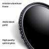 GREEN.L 77mm Variable ND Filter, Ultra Slim ND2 to ND400 (1-9 Stops) Adjustable Neutral Density Filter for Camera Lens view 4