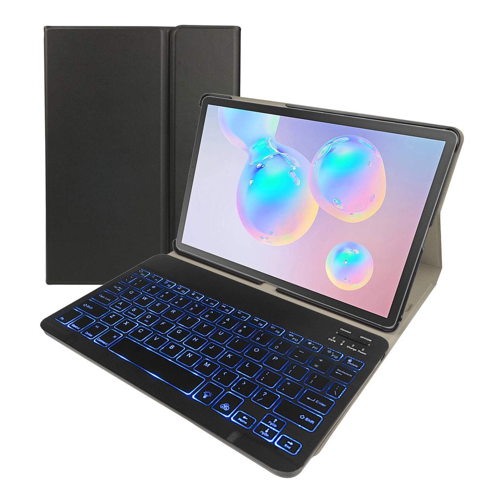 Backlight Keyboard Case for Samsung Galaxy Tab S6 10.5 inch 2019,Slim Stand Cover Lightweight Case with Magnetically Detachable Wireless Keyboard for Galaxy Tab S6 10.5 inch 2019 SM-T860/T865 (Black)