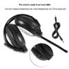 ASHATA Over Ear Foldable Head Mounted /Wired Headphone Noise Cancelling HiFi Headset FM Radio with Flexible Antenna Ideal for Audio Room, Learning Center, Computer Room, etc. view 4