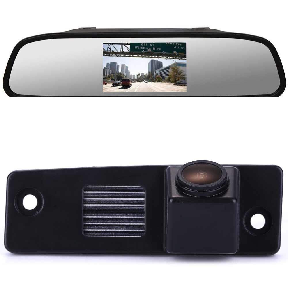 1280 * 720 Pixels 1000TV Lines Rear View Camera Kit4.3" Rearview Monitor +HD Night Vision Rear View Camera For Opel Antara 2006-2017
